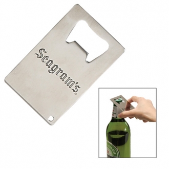 Credit Card Polished Bottle Opener