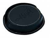 Bikers Black Leather Coaster Set